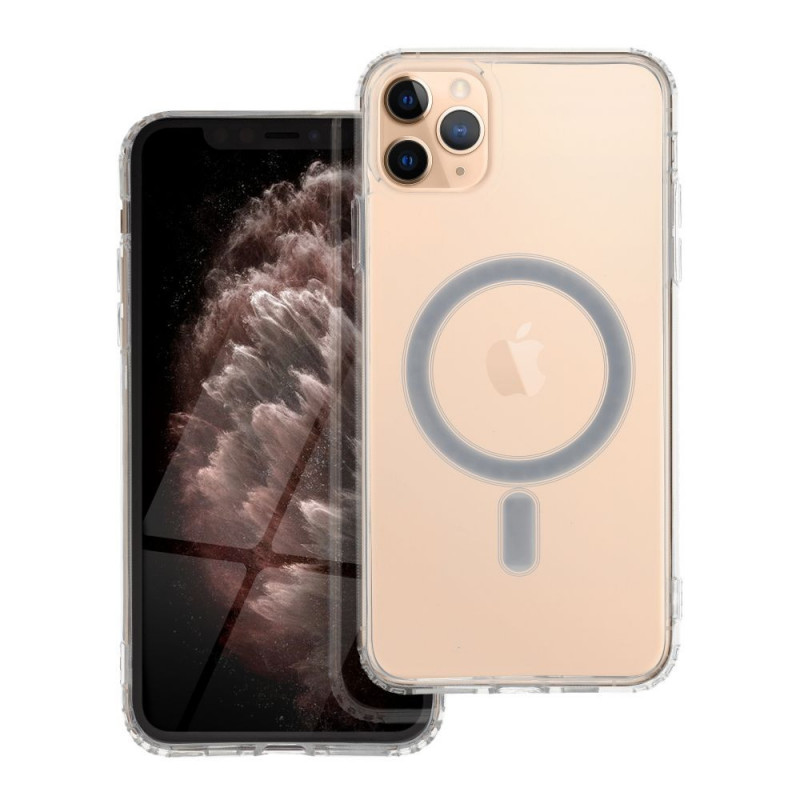 Kryt Clear Mag Cover na Apple iPhone XS Max MagSAFE  Transparentný