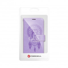Peňaženkové puzdro MEZZO Book na XIAOMI Redmi Note 11S Lapač snov  Fialový (Purple)