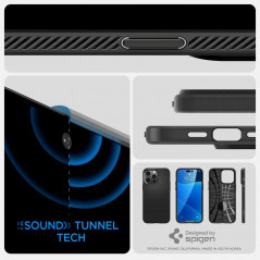 Kryt Spigen  Liquid Air na Apple iPhone 14 Pro Max Matná čierna