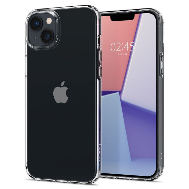 Kryt Spigen Liquid Crystal na Apple iPhone 14 Plus Krištáľovo čistý  Transparentný