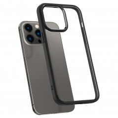 Kryt Spigen Ultra Hybrid na Apple iPhone 14 Pro Max Krištáľovo čistý  Matná čierna