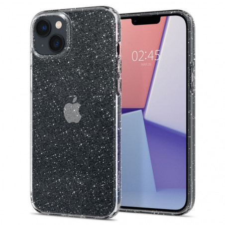 Kryt Spigen Liquid Crystal na Apple iPhone 14 Plus Krištáľovo čistý  Trblietavý kryštál