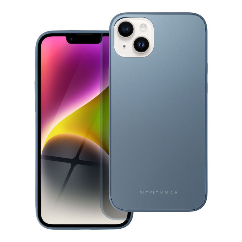 Kryt Roar Matte Glass na Apple iPhone 14 Plus Štýlový  Modrý