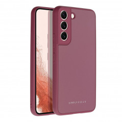 Kryt Roar Matte Glass na Samsung Galaxy A12 Štýlový  Vinovo červený