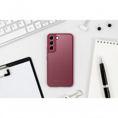Kryt Roar Matte Glass na Samsung Galaxy A12 Štýlový  Vinovo červený