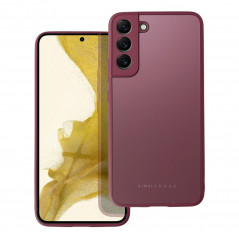 Kryt Roar Matte Glass na Samsung Galaxy S22 Plus Štýlový Vinovo červený