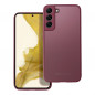 Kryt Roar Matte Glass na Samsung Galaxy S22 Plus Štýlový  Vinovo červený