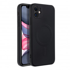 Kryt Silicone Mag Cover na Apple iPhone 11 MagSAFE  Čierny