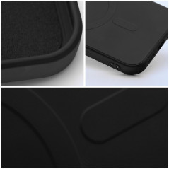 Kryt Silicone Mag Cover na Apple iPhone 11 MagSAFE  Čierny