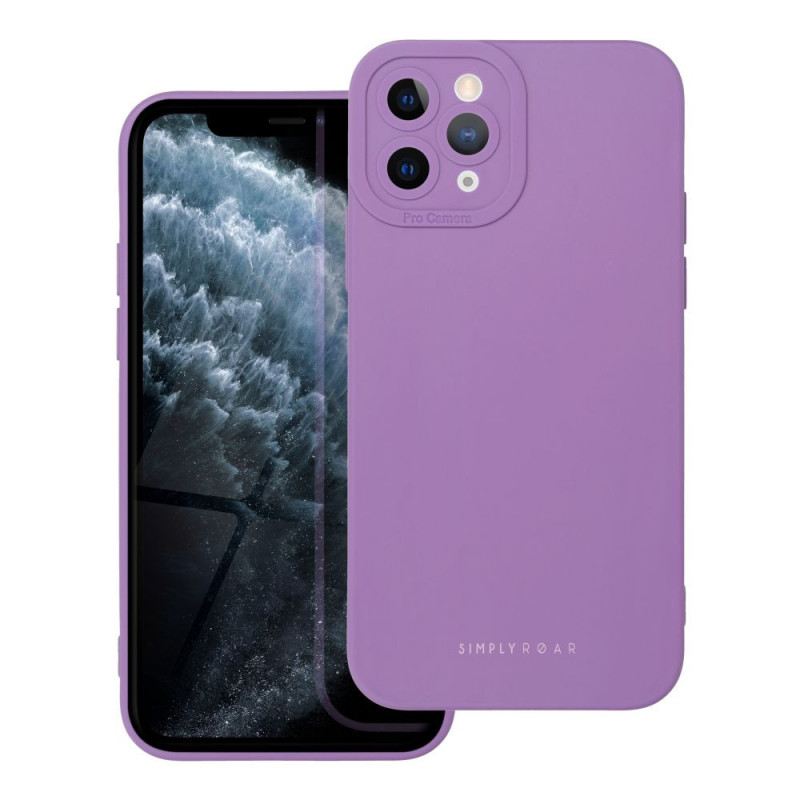 Kryt Roar Luna na Apple iPhone 11 Pro Jednofarebný, Štýlový, Estetický doplnok  Fialový (Violet)