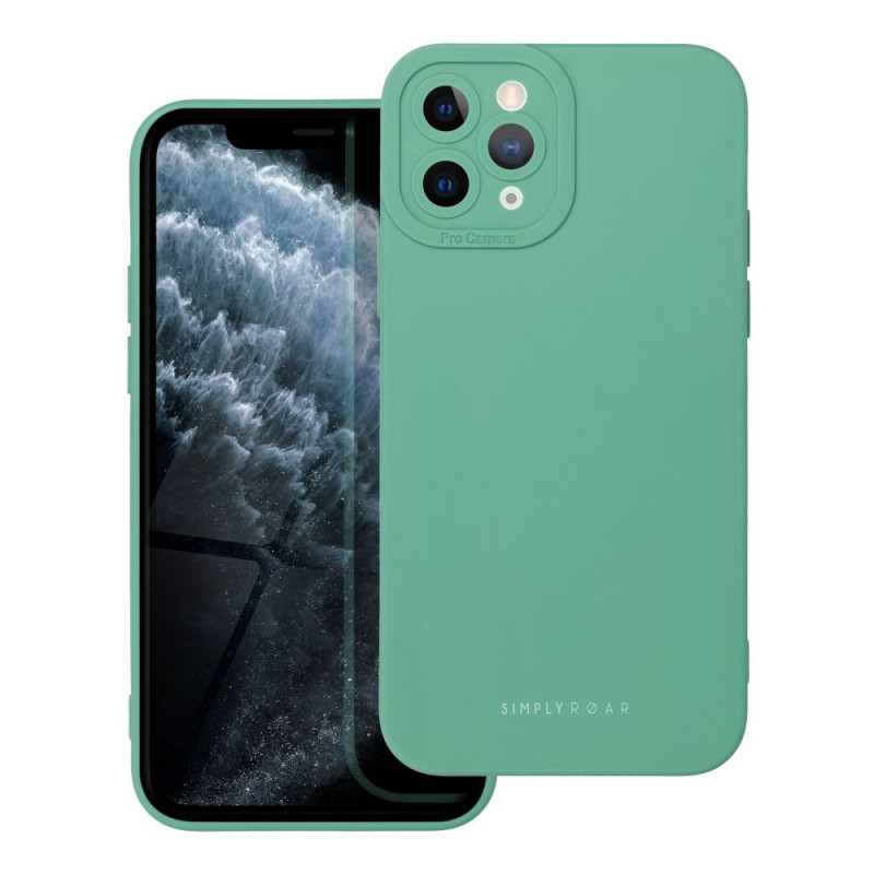 Kryt Roar Luna na Apple iPhone 11 Pro Jednofarebný, Štýlový, Estetický doplnok  Zelený