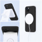 Kryt Silicone Mag Cover na Apple iPhone 12 Pro MagSAFE  Čierny
