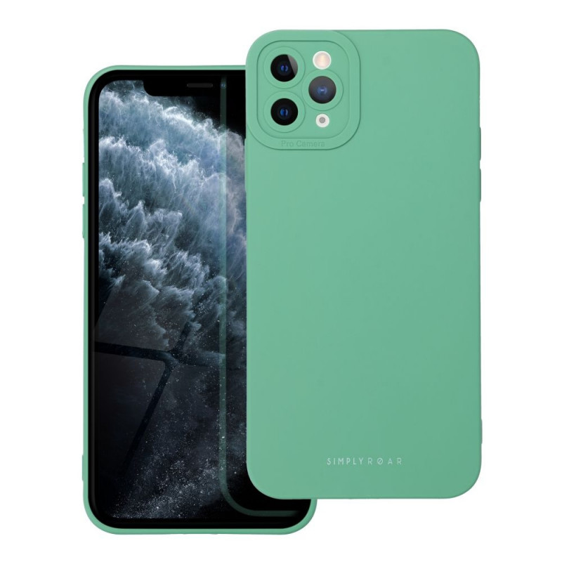 Kryt Roar Luna na Apple iPhone 11 Pro Max Jednofarebný, Štýlový, Estetický doplnok  Zelený