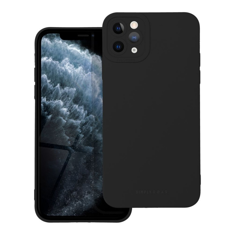 Kryt Roar Luna na Apple iPhone XS Max Jednofarebný, Štýlový, Estetický doplnok  Čierny