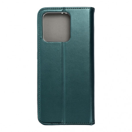 Peňaženkové puzdro Smart Magneto book na XIAOMI Redmi 10C Tmavo zelený
