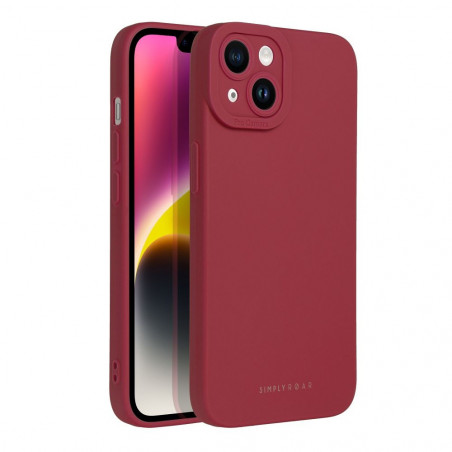 Kryt Roar Luna na Apple iPhone 14 Jednofarebný, Štýlový, Estetický doplnok Červený