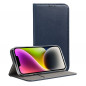 Peňaženkové puzdro Smart Magneto book na Apple iPhone 14 Plus Tmavší modrý