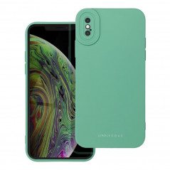 Kryt Roar Luna na Apple iPhone XS Jednofarebný, Štýlový, Estetický doplnok  Zelený