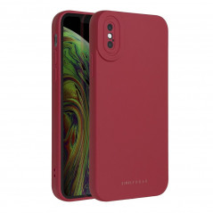 Kryt Roar Luna na Apple iPhone XS Jednofarebný, Štýlový, Estetický doplnok  Červený