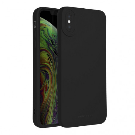 Kryt Roar Luna na Apple iPhone XS Jednofarebný, Štýlový, Estetický doplnok Čierny
