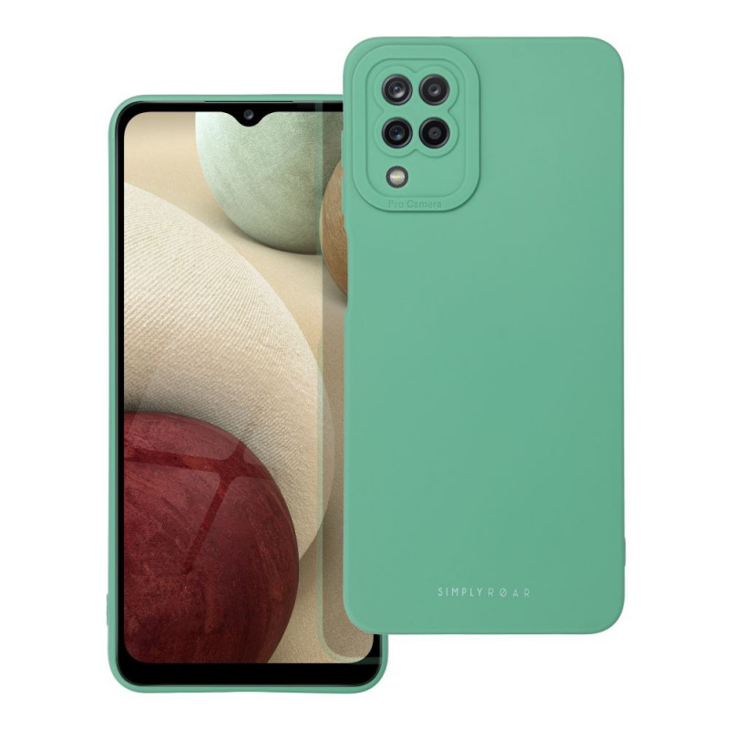 Kryt Roar Luna na Samsung Galaxy A12 Jednofarebný, Štýlový, Estetický doplnok  Zelený