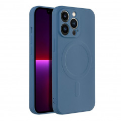 Kryt Silicone Mag Cover na Apple iPhone 13 Pro MagSAFE  Modrý