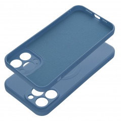 Kryt Silicone Mag Cover na Apple iPhone 13 Pro Max MagSAFE  Modrý