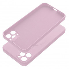 Kryt Silicone Mag Cover na Apple iPhone 11 Pro Max MagSAFE Ružový