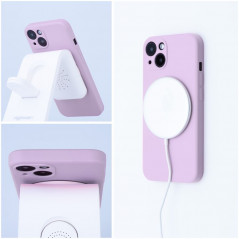 Kryt Silicone Mag Cover na Apple iPhone 11 Pro Max MagSAFE  Ružový
