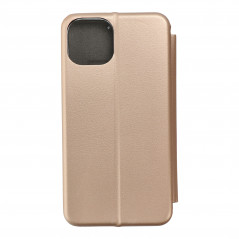Peňaženkové puzdro Book Elegance na Apple iPhone 14 Elegant Zlatý
