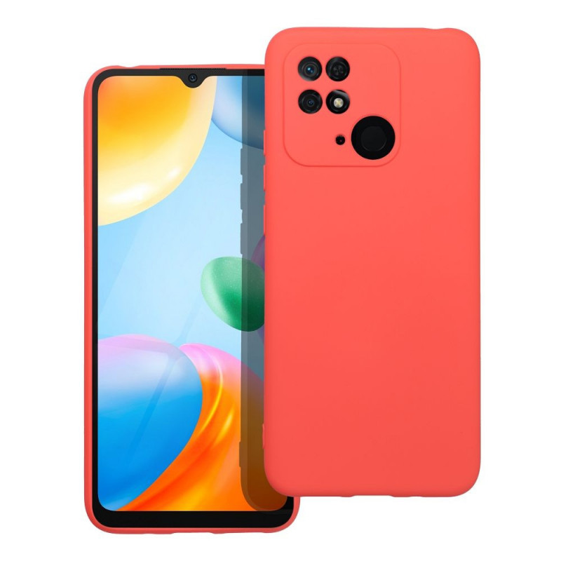Kryt Silicone na XIAOMI Redmi 10C Elegant  Broskyňový