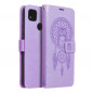Peňaženkové puzdro MEZZO Book na XIAOMI Redmi 10C Lapač snov  Fialový (Purple)