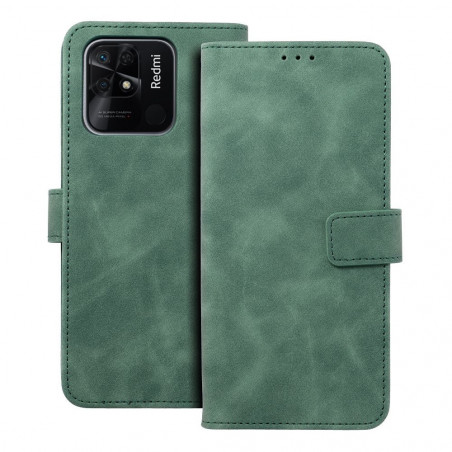 Peňaženkové puzdro TENDER Book na XIAOMI Redmi 10C Zelený