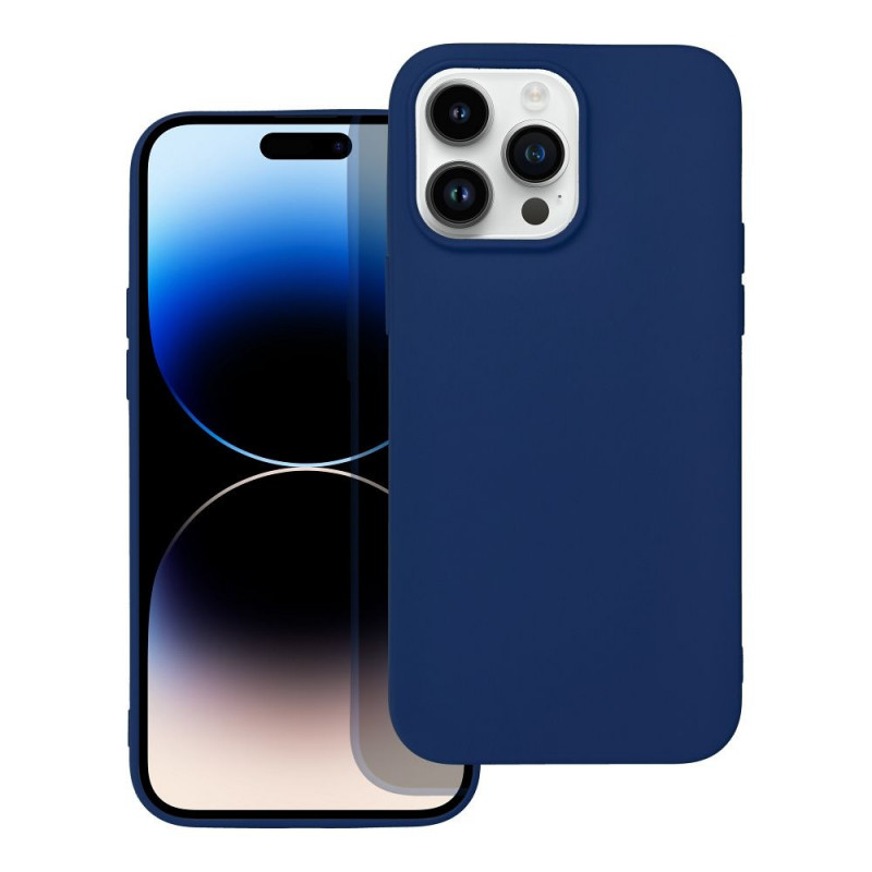 Kryt Soft na Apple iPhone 14 Pro Max Tmavo modrý