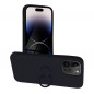 Kryt Silicone ring na Apple iPhone 14 Pro Max Čierny