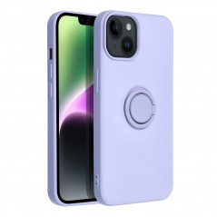 Kryt Silicone ring na Apple iPhone 14 Fialový (Violet)
