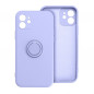Kryt Silicone ring na Apple iPhone 14 Fialový (Violet)