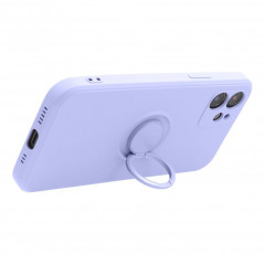 Kryt Silicone ring na Apple iPhone 14 Fialový (Violet)