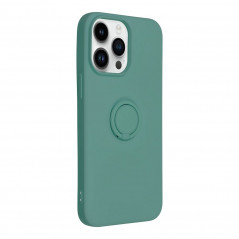 Kryt Silicone ring na Apple iPhone 14 Pro Max Zelený