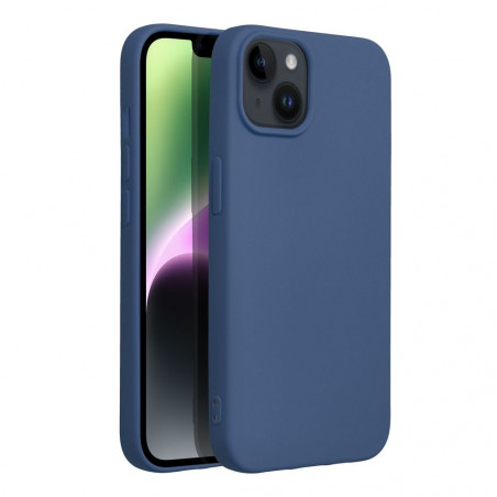 Kryt Silicone na Apple iPhone 14 Elegant  Modrý