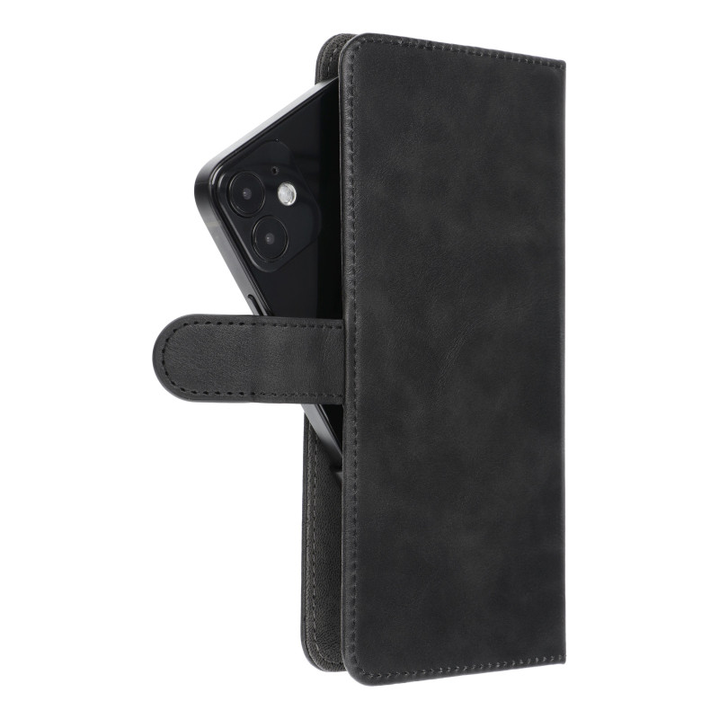 Univerzálne puzdro, Peňaženkové puzdro COMMON book na Samsung Galaxy A34 Elegant, Mäkká podšívka vo vnútri  Čierny
