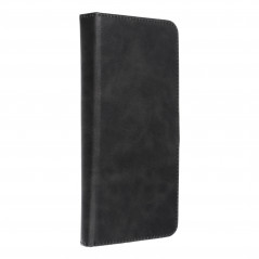 Univerzálne puzdro, Peňaženkové puzdro COMMON book na Samsung Galaxy A34 Elegant, Mäkká podšívka vo vnútri  Čierny