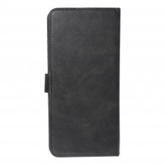 Univerzálne puzdro, Peňaženkové puzdro COMMON book na Samsung Galaxy A34 Elegant, Mäkká podšívka vo vnútri  Čierny