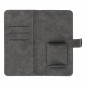 Univerzálne puzdro, Peňaženkové puzdro COMMON book na Samsung Galaxy A34 Elegant, Mäkká podšívka vo vnútri  Čierny