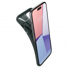 Kryt Spigen  Liquid Air na Apple iPhone 15 Temne zelená