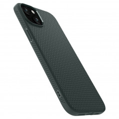 Kryt Spigen  Liquid Air na Apple iPhone 15 Temne zelená