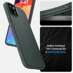 Kryt Spigen  Liquid Air na Apple iPhone 15 Temne zelená