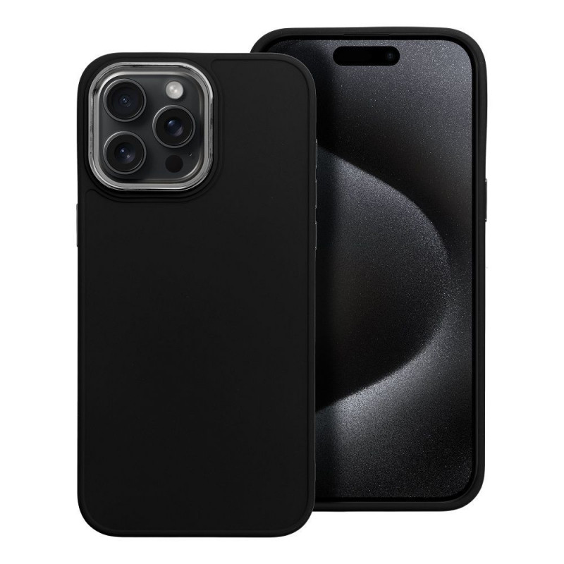 Kryt FRAME na Apple iPhone 15 Pro Max Elegant  Čierny