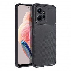 Kryt Carbon premium na XIAOMI Redmi Note 12 4G Elegant Čierny