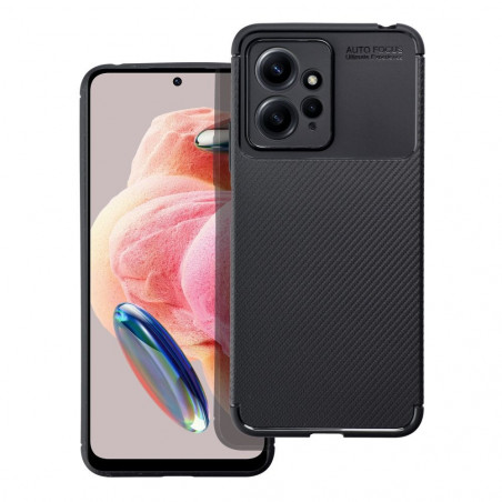 Kryt Carbon premium na XIAOMI Redmi Note 12 4G Elegant Čierny